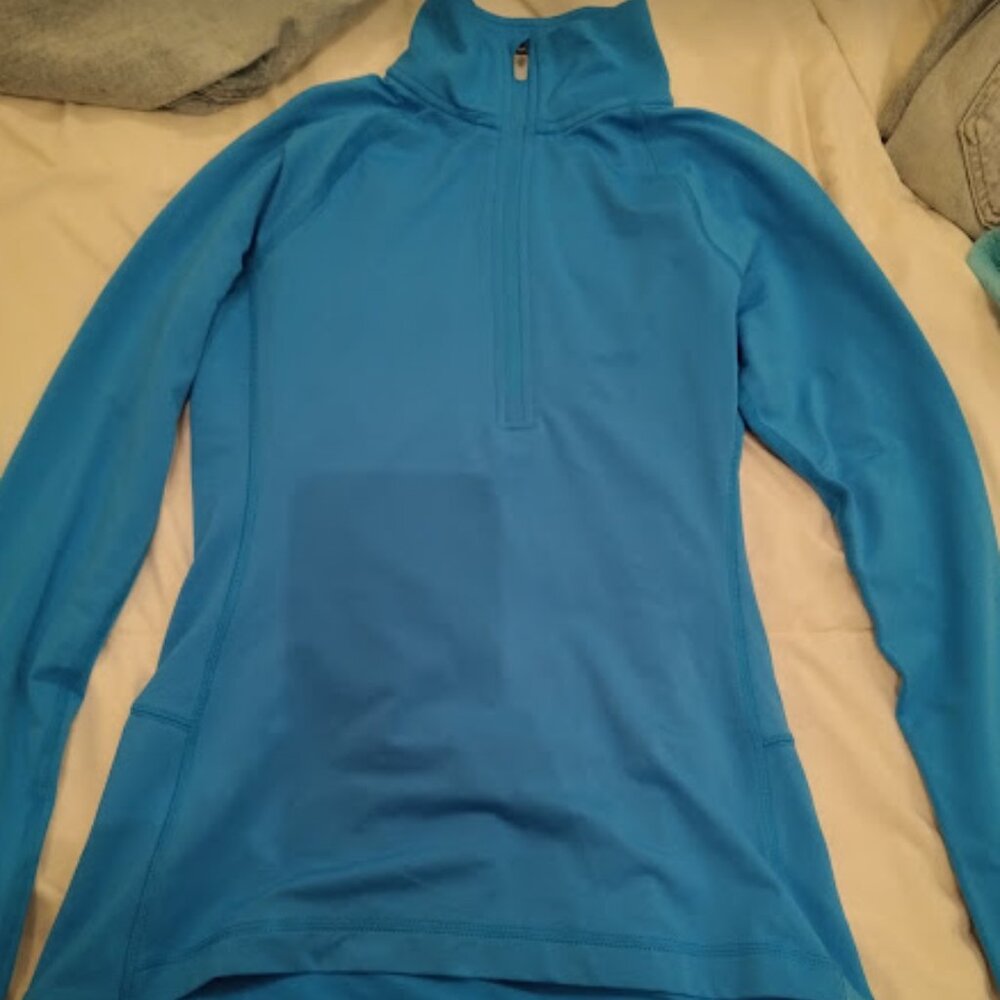 blue champion quarter zip